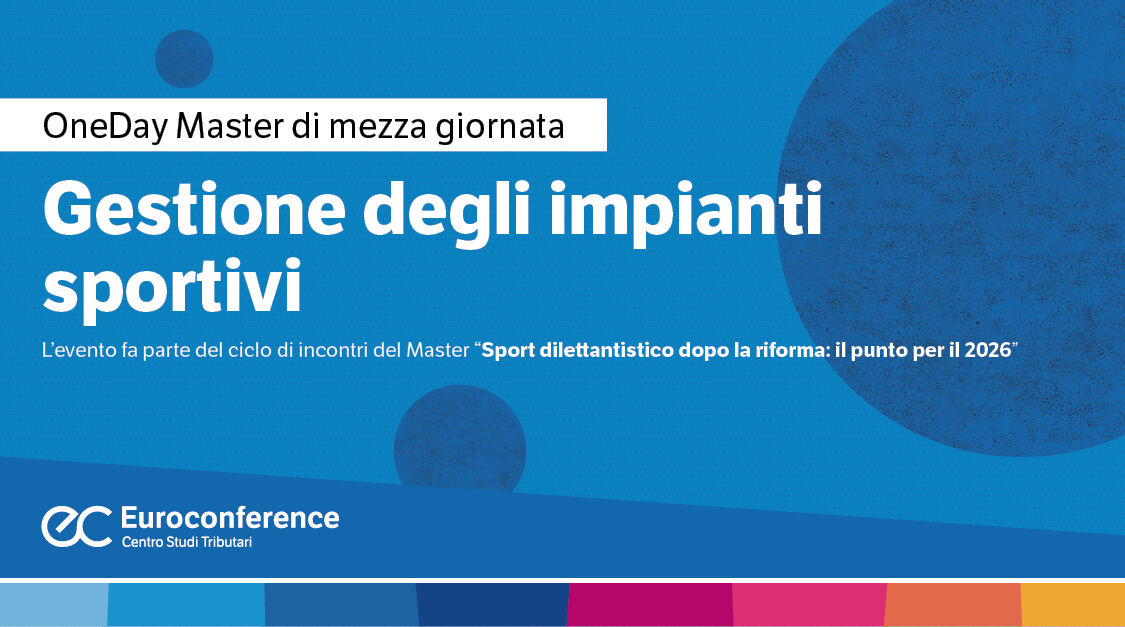 Immagine Gestione degli impianti sportivi | Euroconference